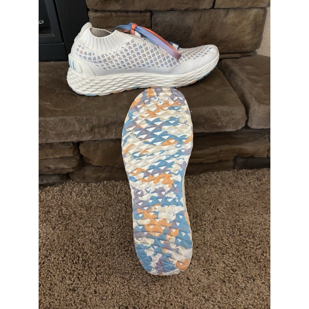NO Bull All day Knit White Pink Sz W 10.5/M 9 Athletic Running Training Shoes